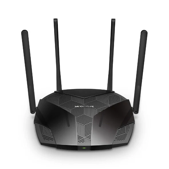 Mercusys AX3000 - Gigabit Ethernet Dual-band (2.4 GHz / 5 GHz) Wi-Fi 6 wireless router in Black