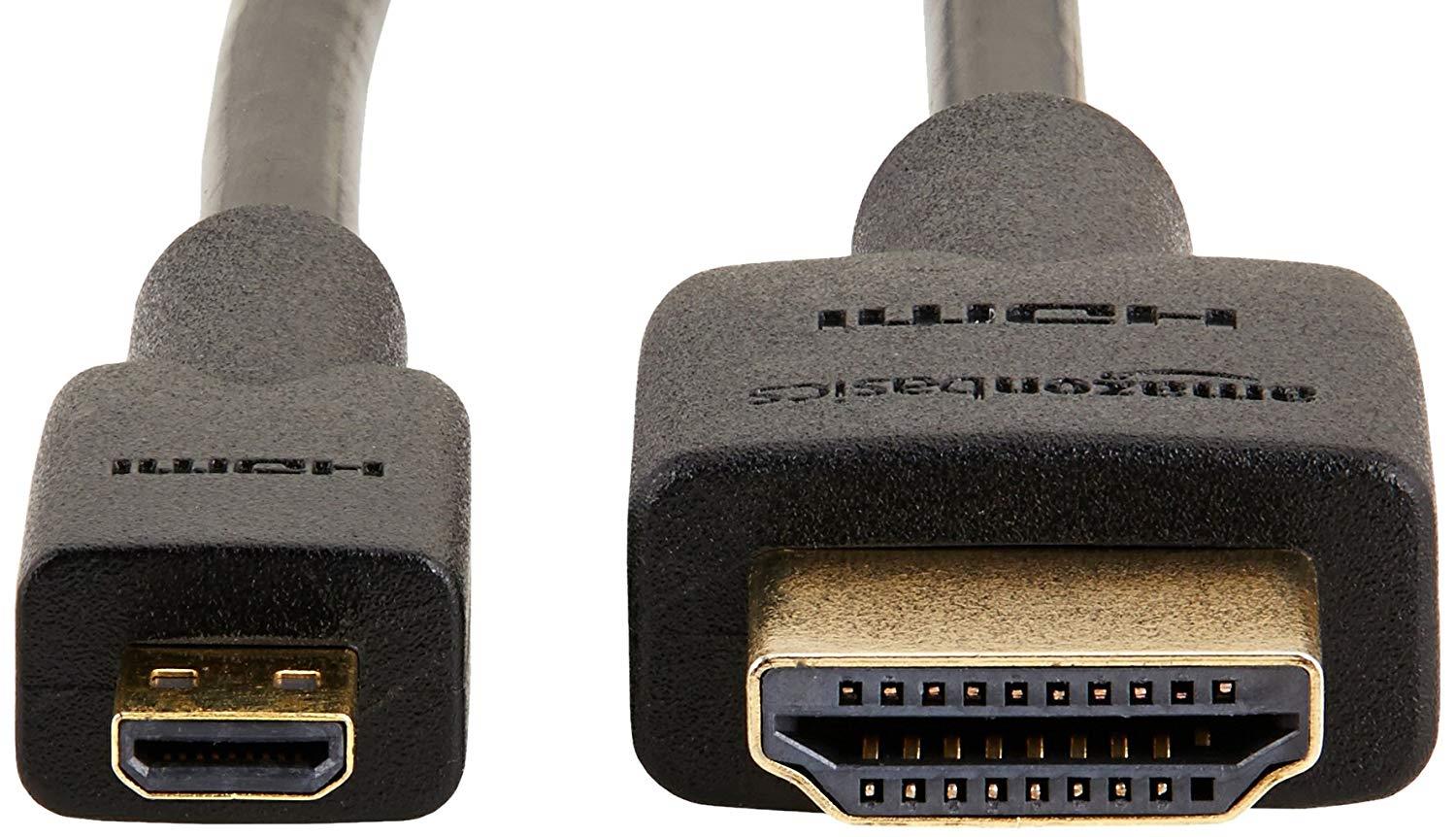Micro HDMI to HDMI Cable - Image 2