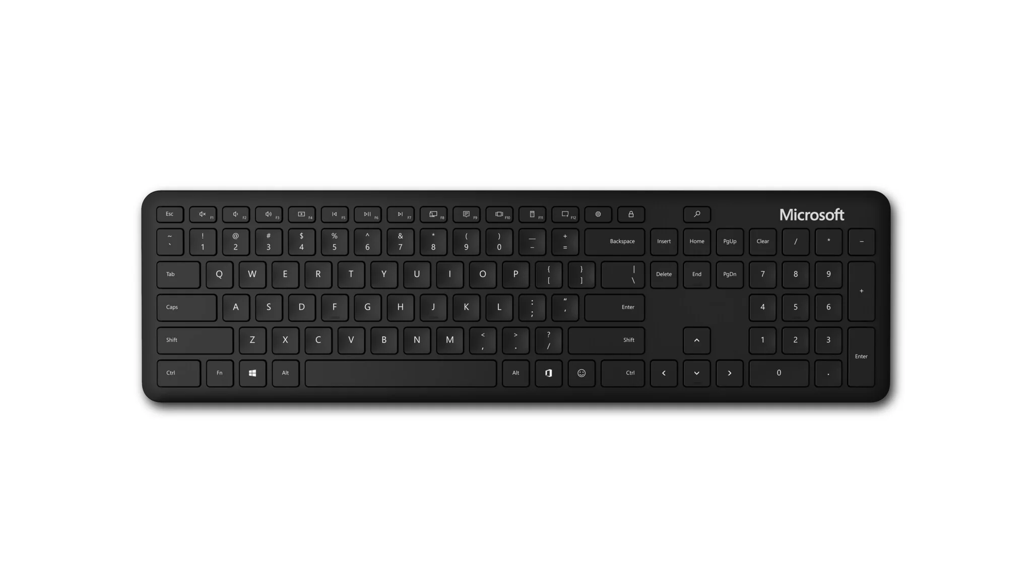 Microsoft Desktop Bundle - Bluetooth Wireless keyboard (QWERTZ German) & Mouse in Black - Image 2