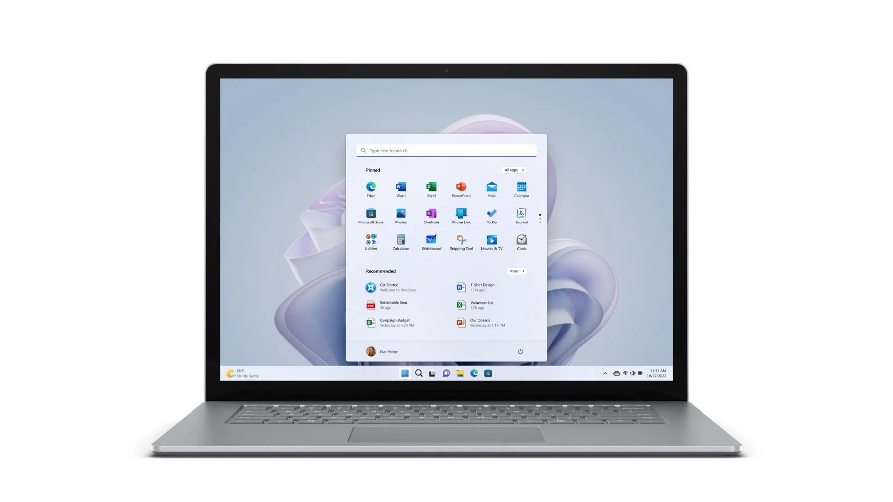 Microsoft Surface Laptop 5 Intel® Core™ i7 i7-1265U 38.1 cm (15") Touchscreen 8 GB LPDDR5x-SDRAM 256 GB SSD Wi-Fi 6 (802.11ax) Windows 10 Pro Platinum