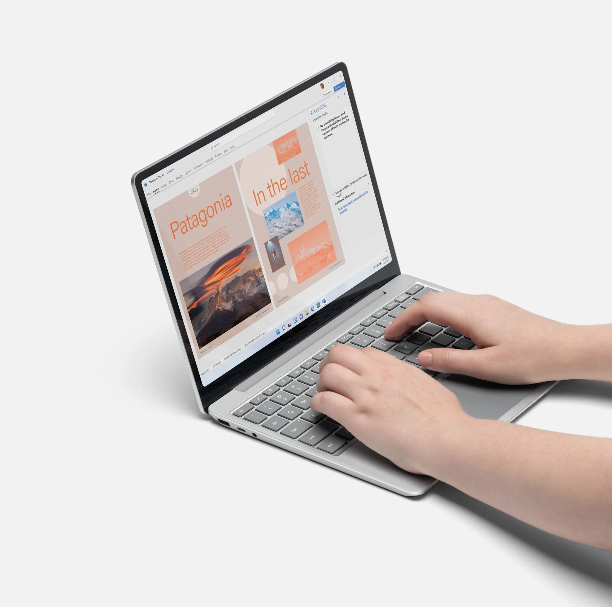 Microsoft Surface Laptop Go 2 - 31.5 cm (12.4") - Touchscreen - Intel® Core™ i5-1135G7 - 16 GB LPDDR4x-SDRAM - 256 GB SSD - Wi-Fi 6 -  Windows 11 Pro - Platinum - Image 12