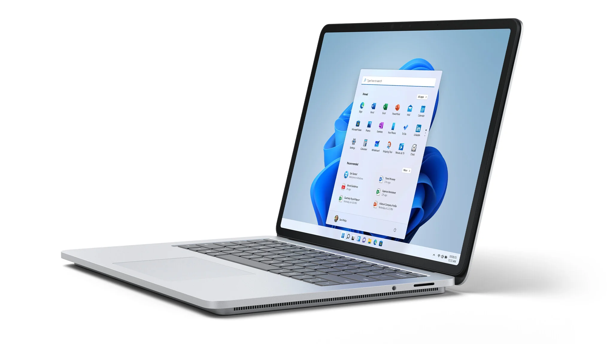 Microsoft Surface Laptop Studio Hybrid (2-in-1) - 36.6 cm (14.4") - Touchscreen - Intel® Core™ i5-11300H - 16 GB LPDDR4x-SDRAM - 512 GB SSD - Wi-Fi 6 - Windows 11 Pro - Platinum - Image 3