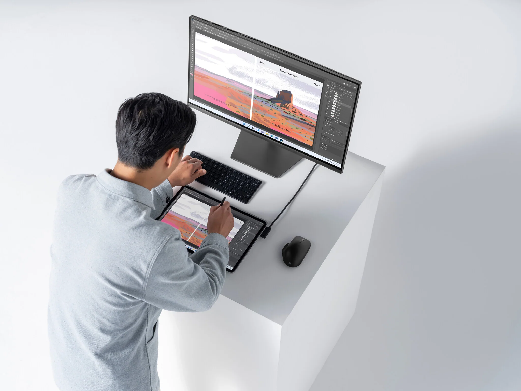 Microsoft Surface Studio Hybrid Laptop (2-in-1) - 36.6 cm (14.4") - Intel® Core™ i7-11370H - 32 GB LPDDR4x-SDRAM - 1 TB SSD - NVIDIA GeForce RTX 3050 Ti - Wi-Fi 6 - Windows 11 Home - Platinum - Image 26