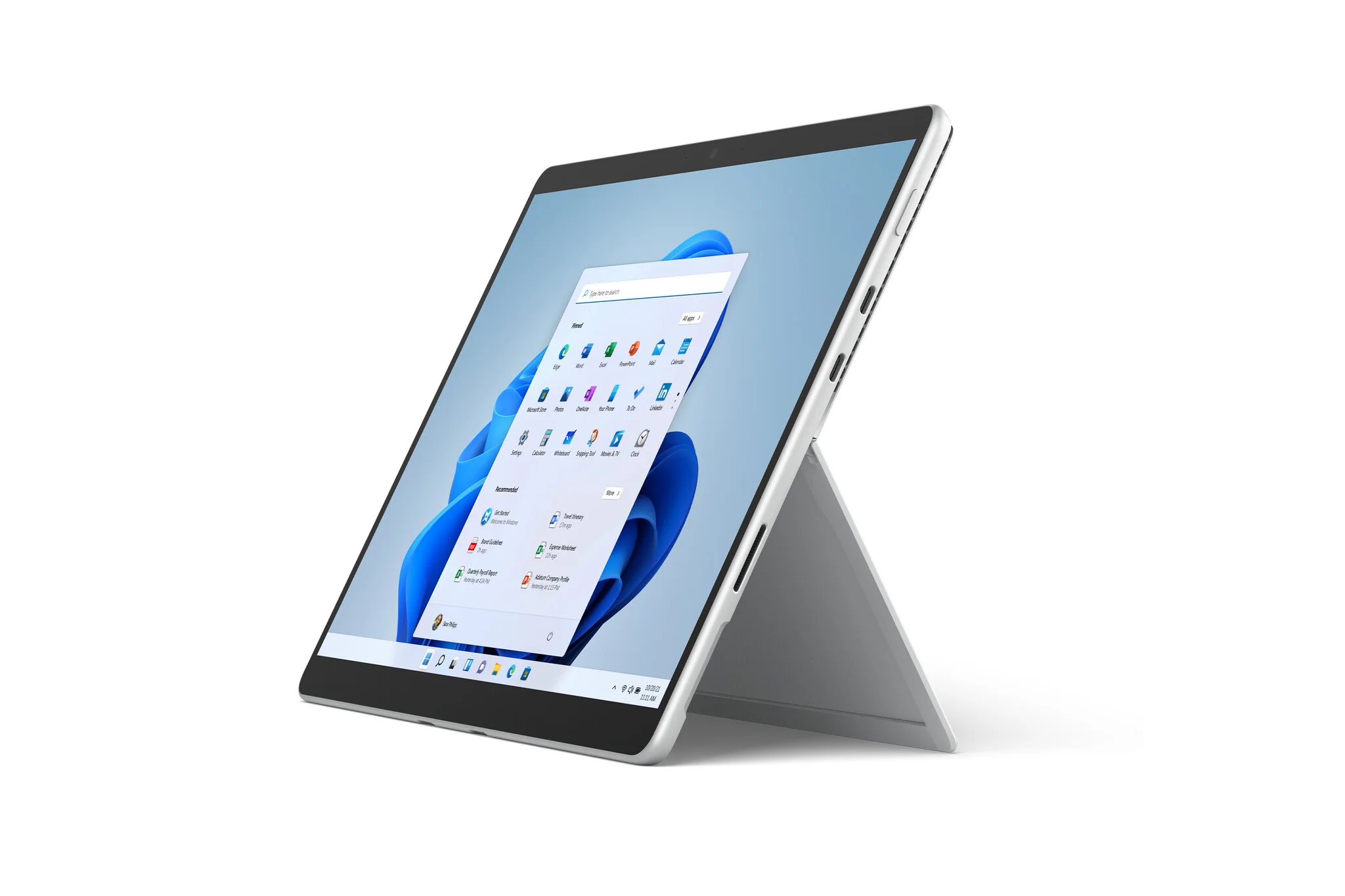 Microsoft Surface Pro 8 (4G LTE) - 33 cm (13") - Intel® Core™ i5 - 256 GB - 8 GB - Wi-Fi 6 - Windows 10 Pro - Platinum - Image 2