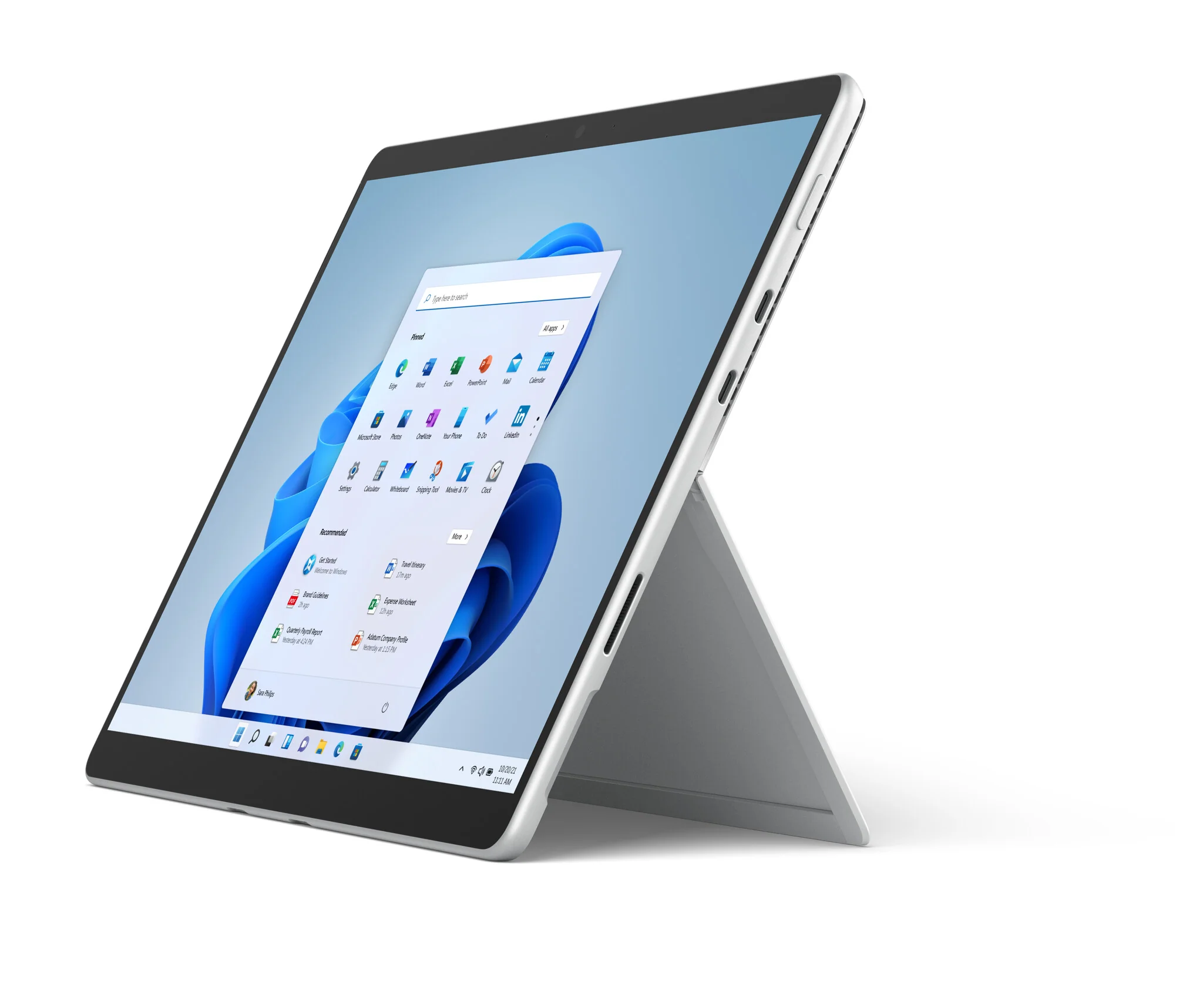 Microsoft Surface Pro 8 - 4G LTE - 256 GB - 33 cm (13") - Intel® Core™ i5 - 8 GB - Wi-Fi 6 - Windows 10 Pro - Platinum - Image 2