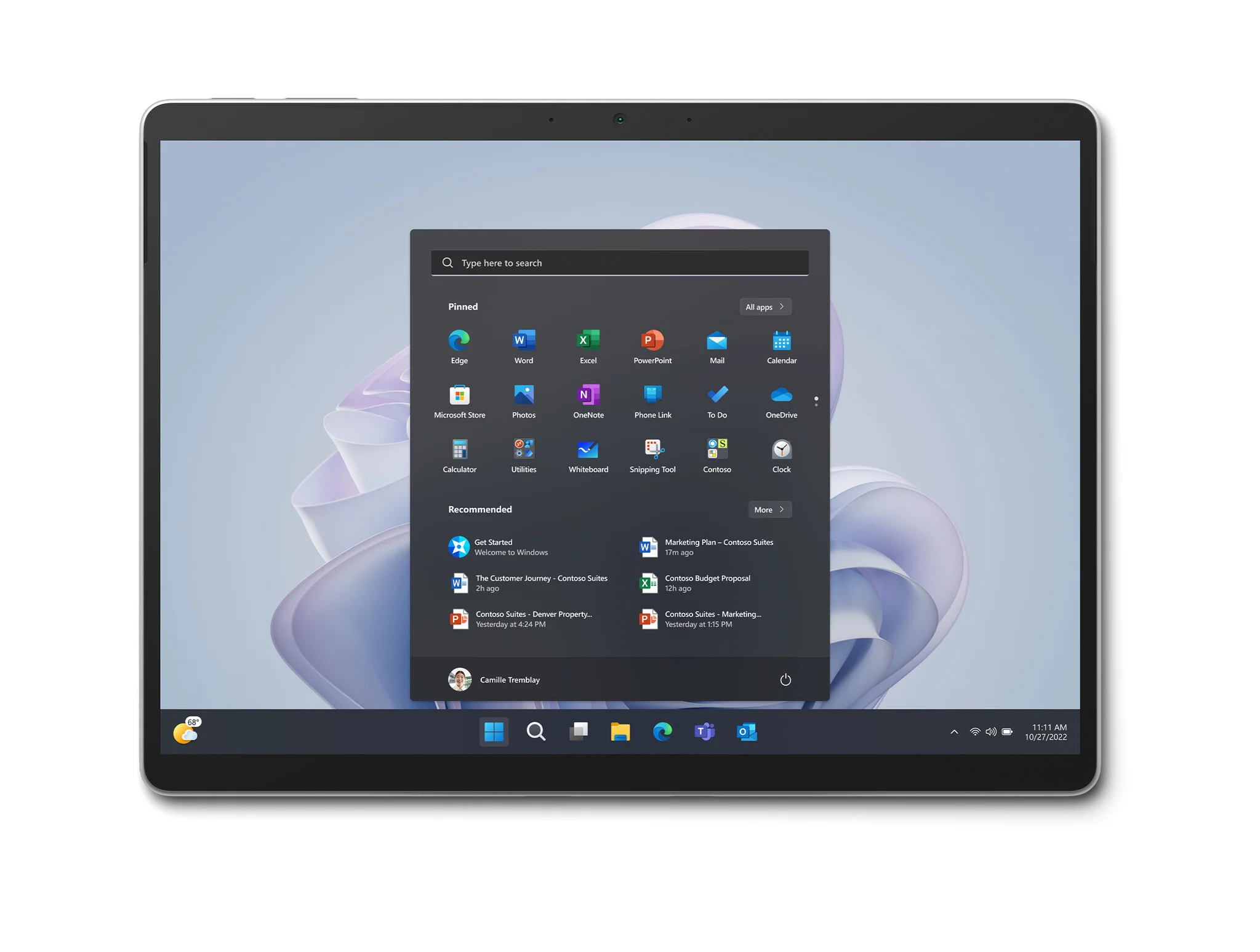 Microsoft Surface Pro 9 - 33 cm (13") - Intel® Core™ i7 - 1 TB - 16 GB RAM - Wi-Fi 6E - Windows 11 Pro - Platinum