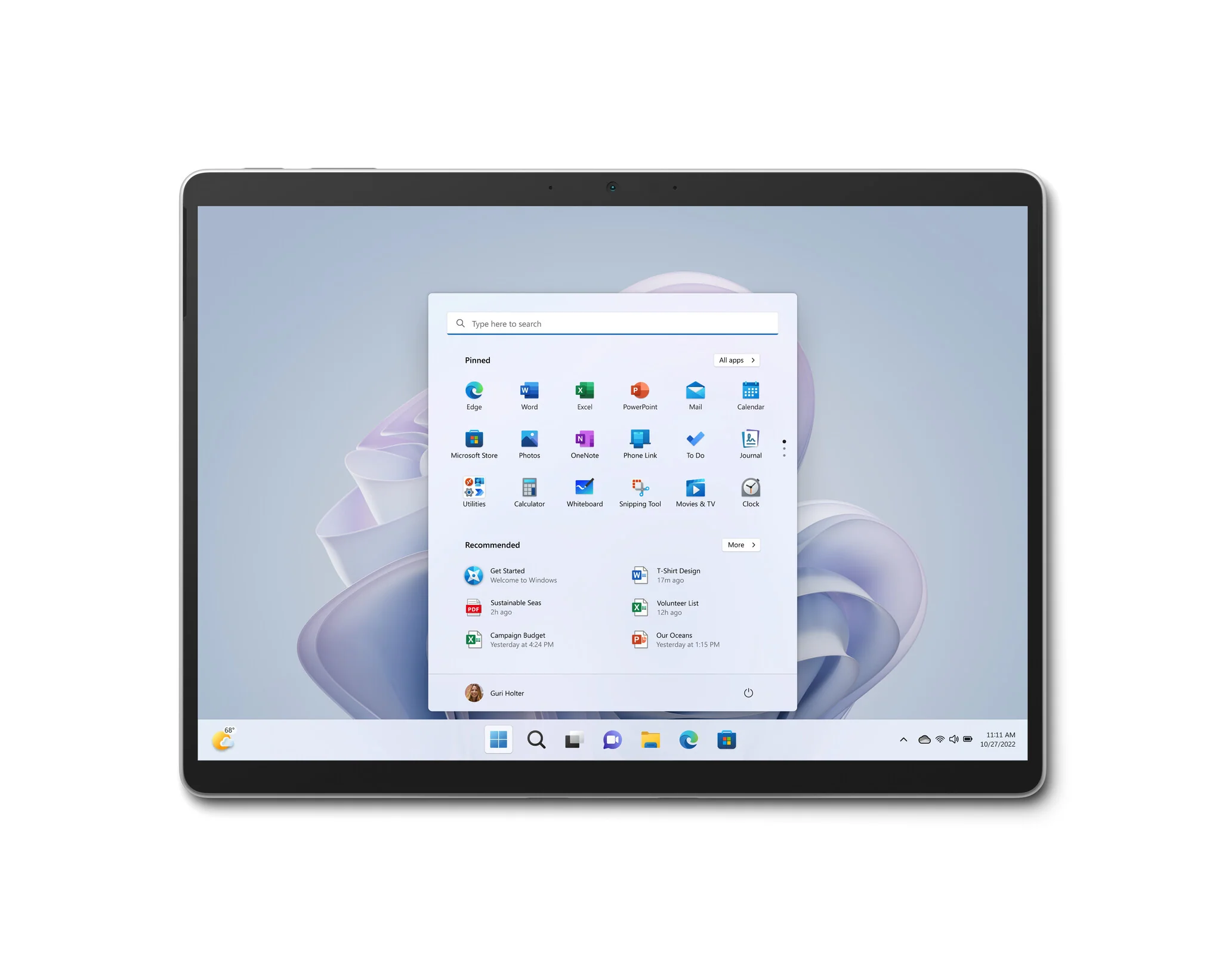 Microsoft Surface Pro 9 Tablet - 33 cm (13") - Intel® Core™ i7 - 16 GB RAM - 256 GB SSD - Wi-Fi 6E - Windows 11 Home - Platinum - Image 2