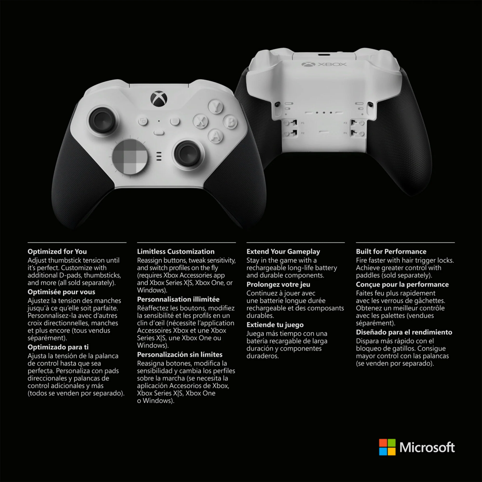 Microsoft Xbox Elite Wireless Series 2 Gaming Controller - Core - Image 10