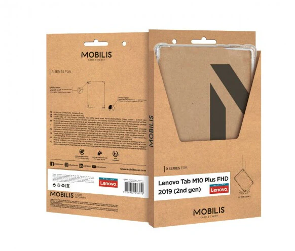 Mobilis R series Case for Lenovo Tab M10 Plus in Transparent - Image 3