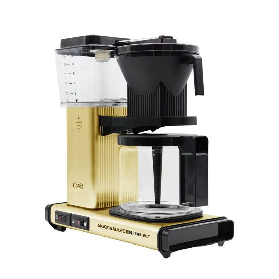 Moccamaster KBG Select - 1.25 Litre Fully-auto Drip coffee maker in Brushed Brass - Image 3