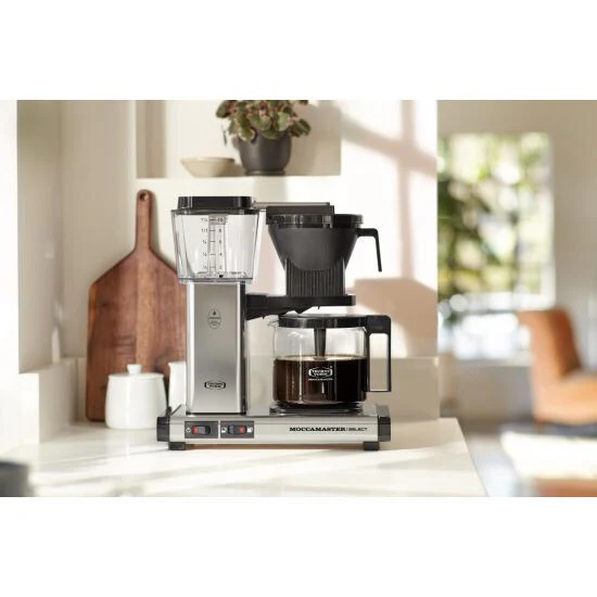 Moccamaster KBG Select - 1.25 Litre Fully-auto Drip coffee maker in Silver - Image 4
