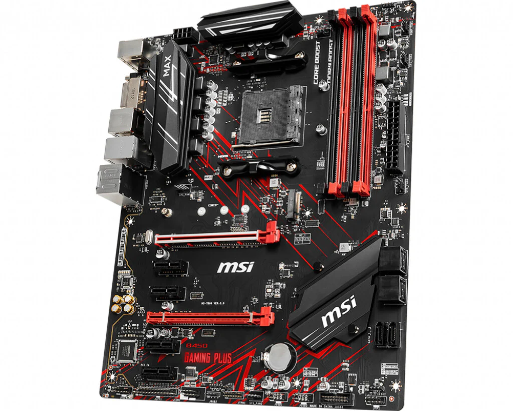 MSI B450 GAMING PLUS MAX ATX motherboard - AMD B450 Socket AM4 - Image 4