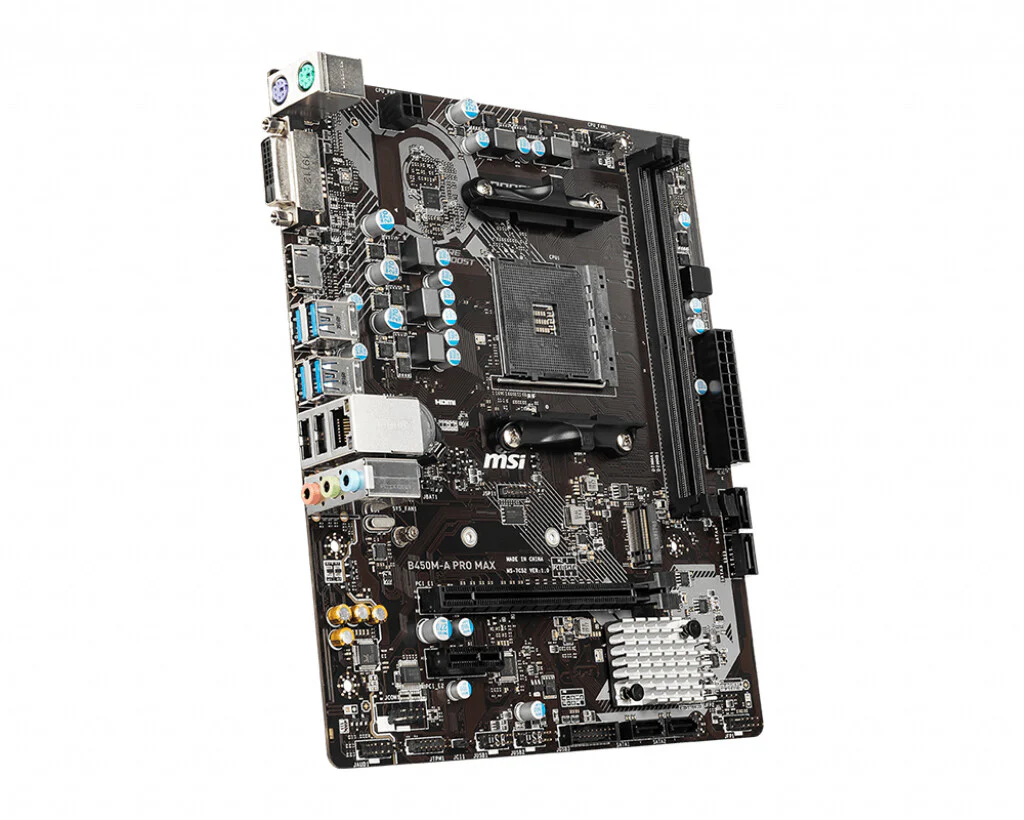 MSI B450M-A PRO MAX micro ATX motherboard - AMD B450 Socket AM4 - Image 4