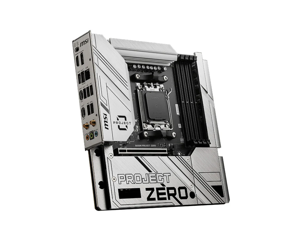 MSI B650M PROJECT ZERO micro ATX motherboard - AMD B650 Socket AM5 - Image 3
