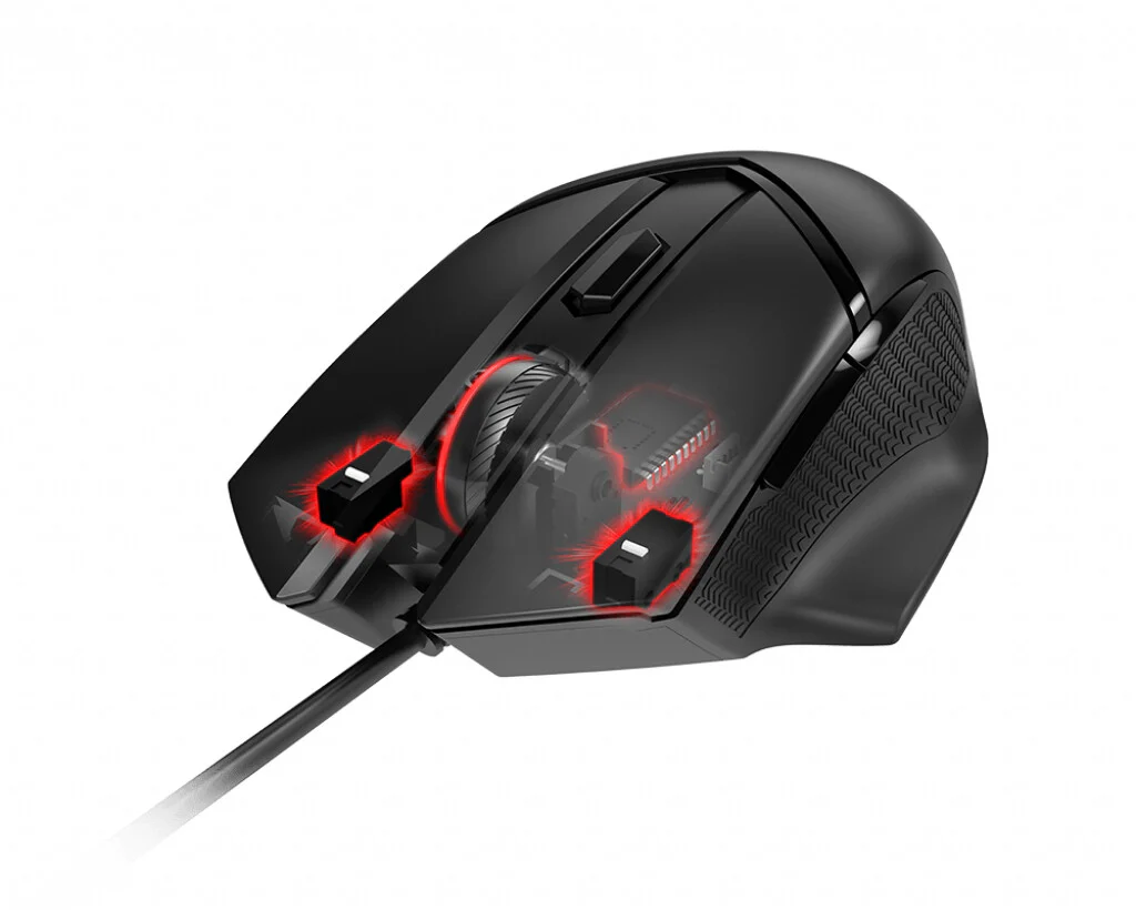 MSI CLUTCH GM20 ELITE - Optical Gaming Mouse in Black - 6,400 DPI - Image 5