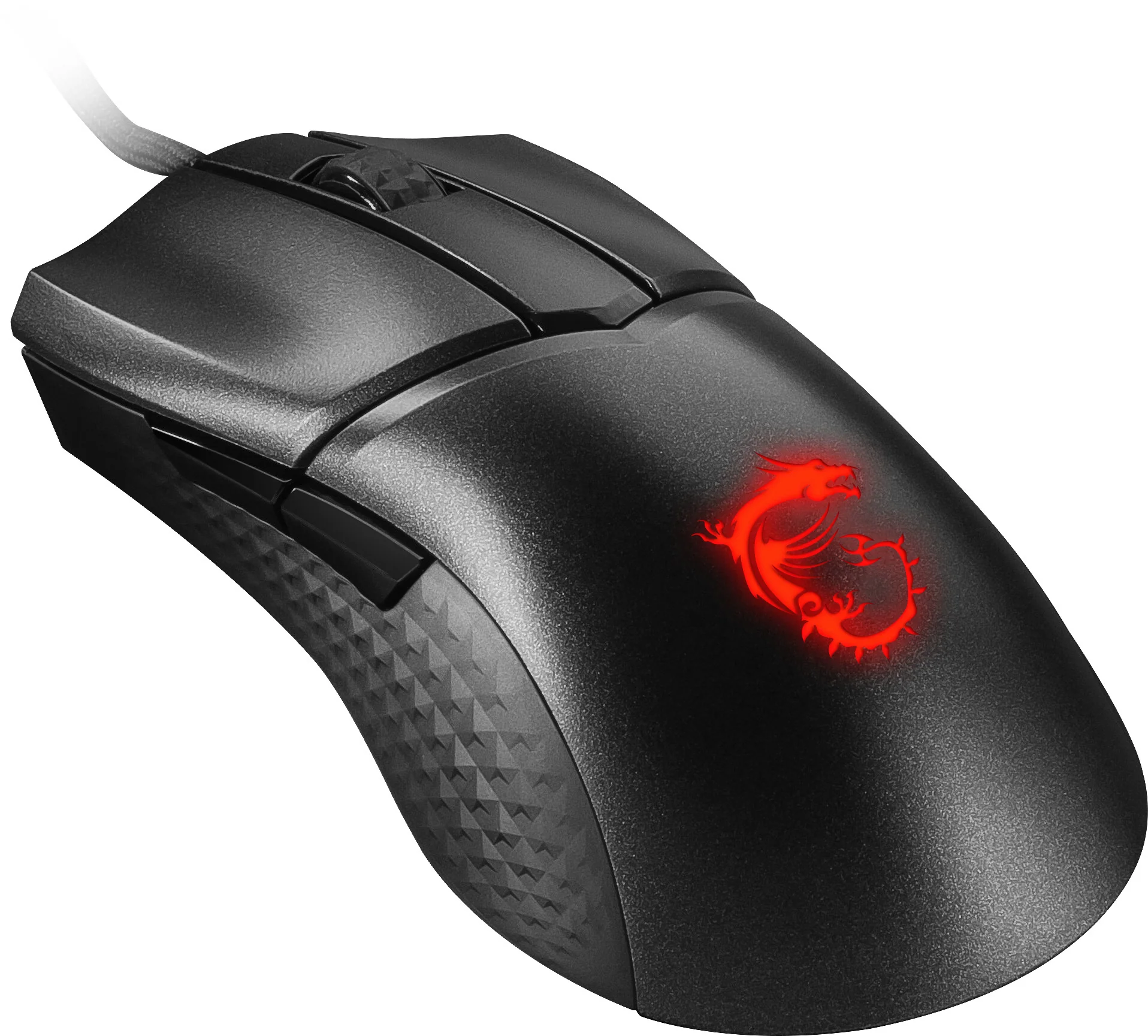 MSI CLUTCH GM31 LIGHTWEIGHT - USB Type-A Optical mouse in Black - 12,000 DPI - Image 2