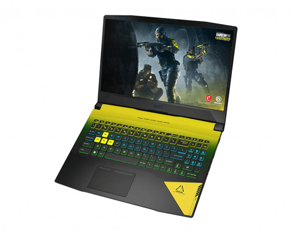 MSI Crosshair 15 Laptop - 39.6 cm (15.6") - Intel® Core™ i7-12700H - 16 GB DDR4-SDRAM - 1 TB SSD - NVIDIA GeForce RTX 3060 - Wi-Fi 6 - Windows 11 Home - Black / Yellow