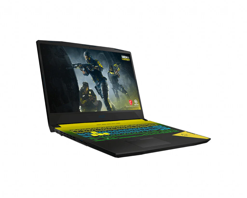 MSI Crosshair 15 Laptop - 39.6 cm (15.6") - Intel® Core™ i7-12700H - 16 GB DDR4-SDRAM - 1 TB SSD - NVIDIA GeForce RTX 3060 - Wi-Fi 6 - Windows 11 Home - Black / Yellow - Image 4