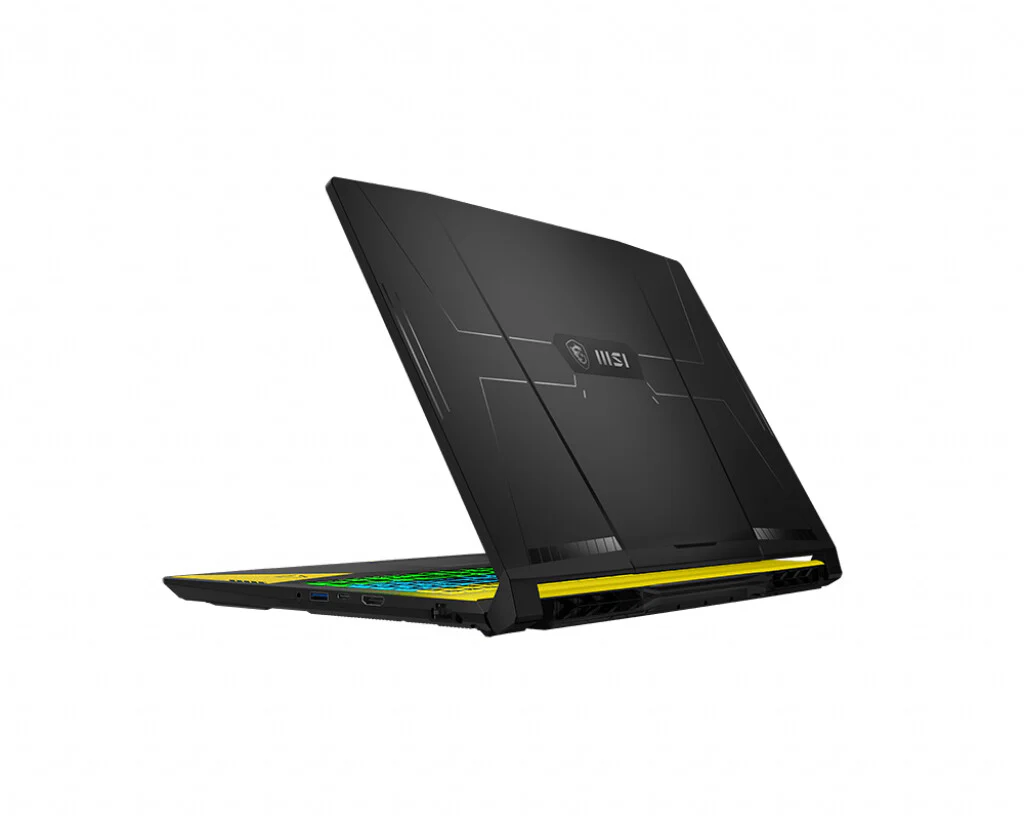 MSI Crosshair 15 Laptop - 39.6 cm (15.6") - Intel® Core™ i7-12700H - 16 GB DDR4-SDRAM - 1 TB SSD - NVIDIA GeForce RTX 3060 - Wi-Fi 6 - Windows 11 Home - Black / Yellow - Image 5