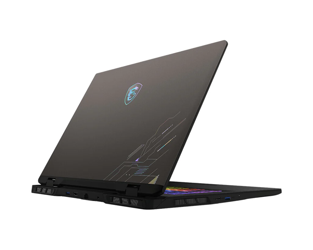 MSI Crosshair 17 HX D14V Laptop - 43.2 cm (17") - Intel® Core™ i7-14700HX  - 16 GB DDR5-SDRAM - 1 TB SSD - NVIDIA GeForce RTX 4060 - Wi-Fi 6E - Windows 11 Home Advanced - Grey - Image 3