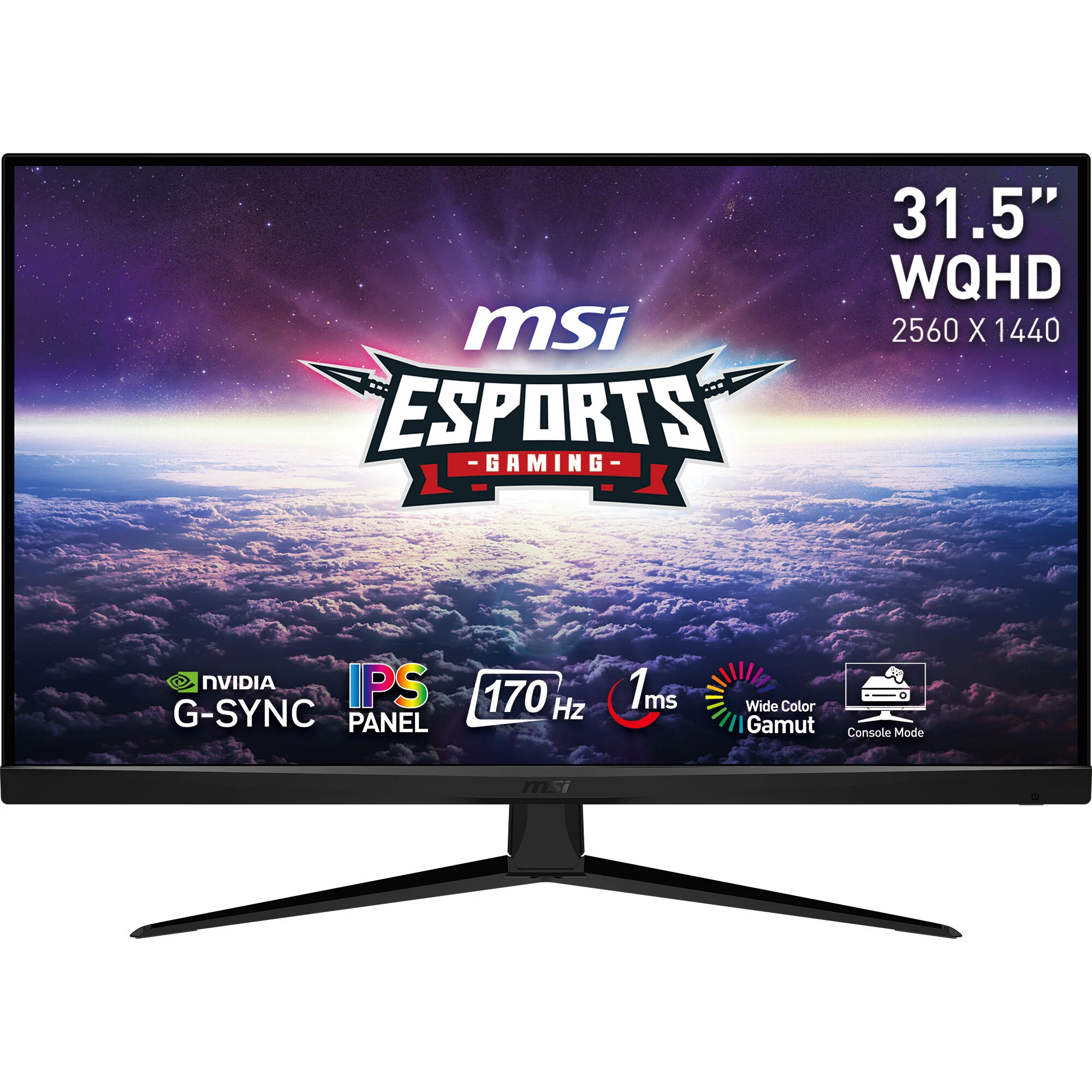 MSI G321Q - 80 cm (31.5") - 2560 x 1440 pixels WQHD Monitor - Image 2