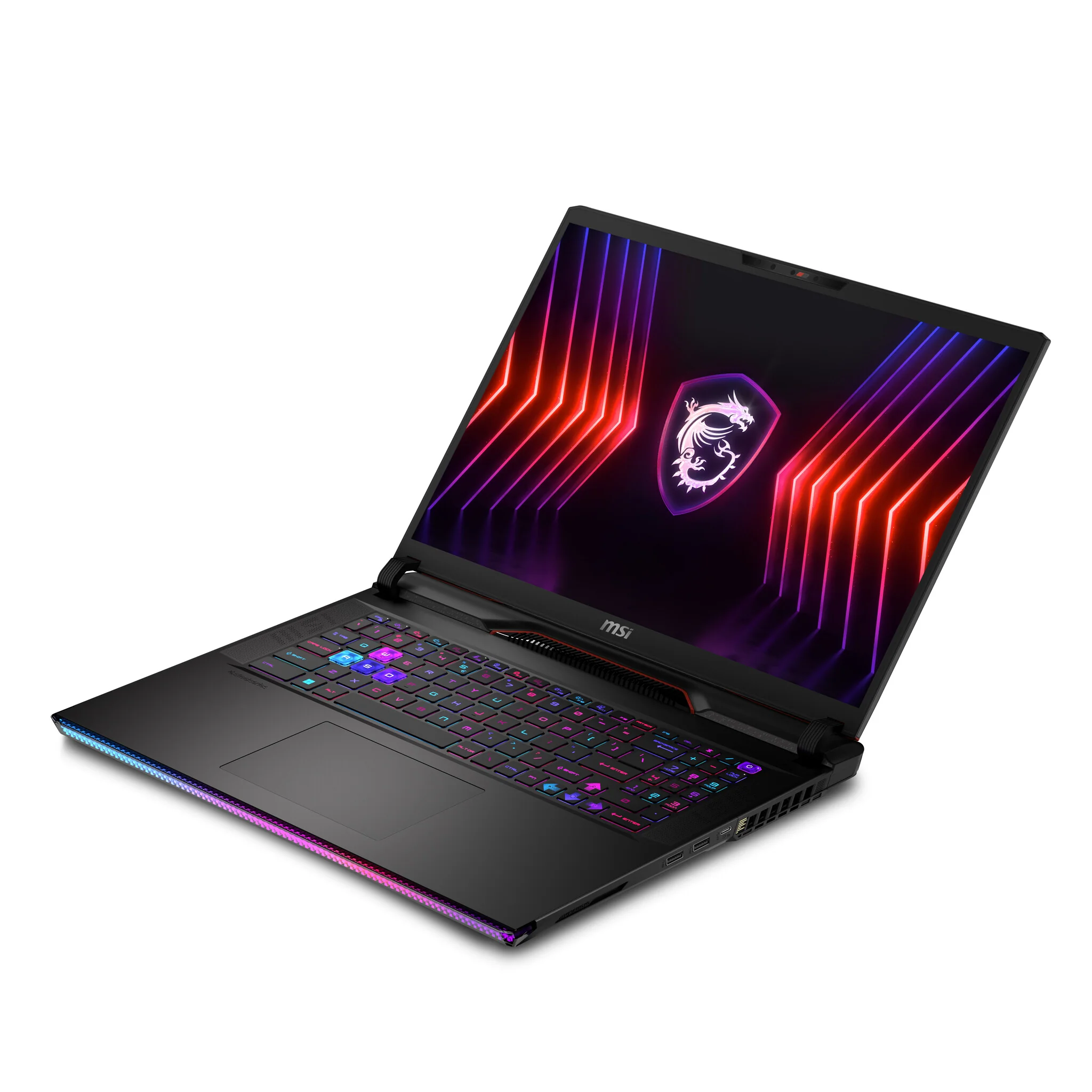 MSI Gaming Raider GE78 HX Laptop - 43.2 cm (17") - Intel® Core™ i9-14900HX - 32 GB DDR5-SDRAM - 4 TB SSD - NVIDIA GeForce RTX 4080 - Wi-Fi 7 - Windows 11 Home - Black - Image 13