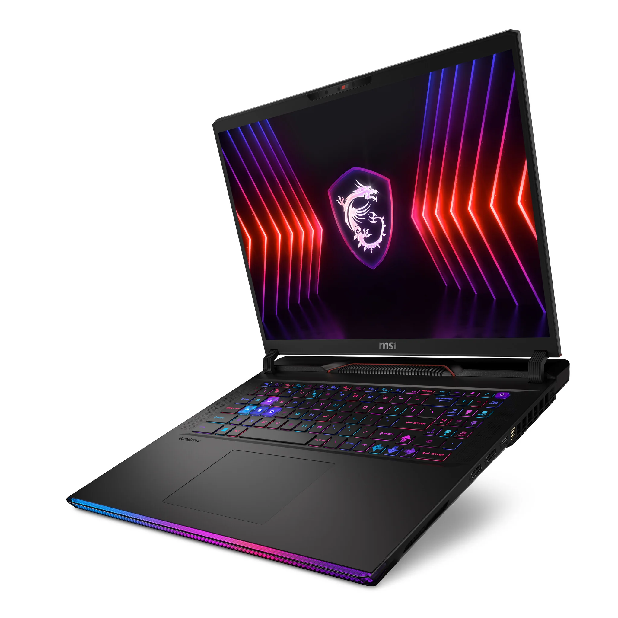 MSI Gaming Raider GE78 HX Laptop - 43.2 cm (17") - Intel® Core™ i9-14900HX - 32 GB DDR5-SDRAM - 4 TB SSD - NVIDIA GeForce RTX 4080 - Wi-Fi 7 - Windows 11 Home - Black - Image 15