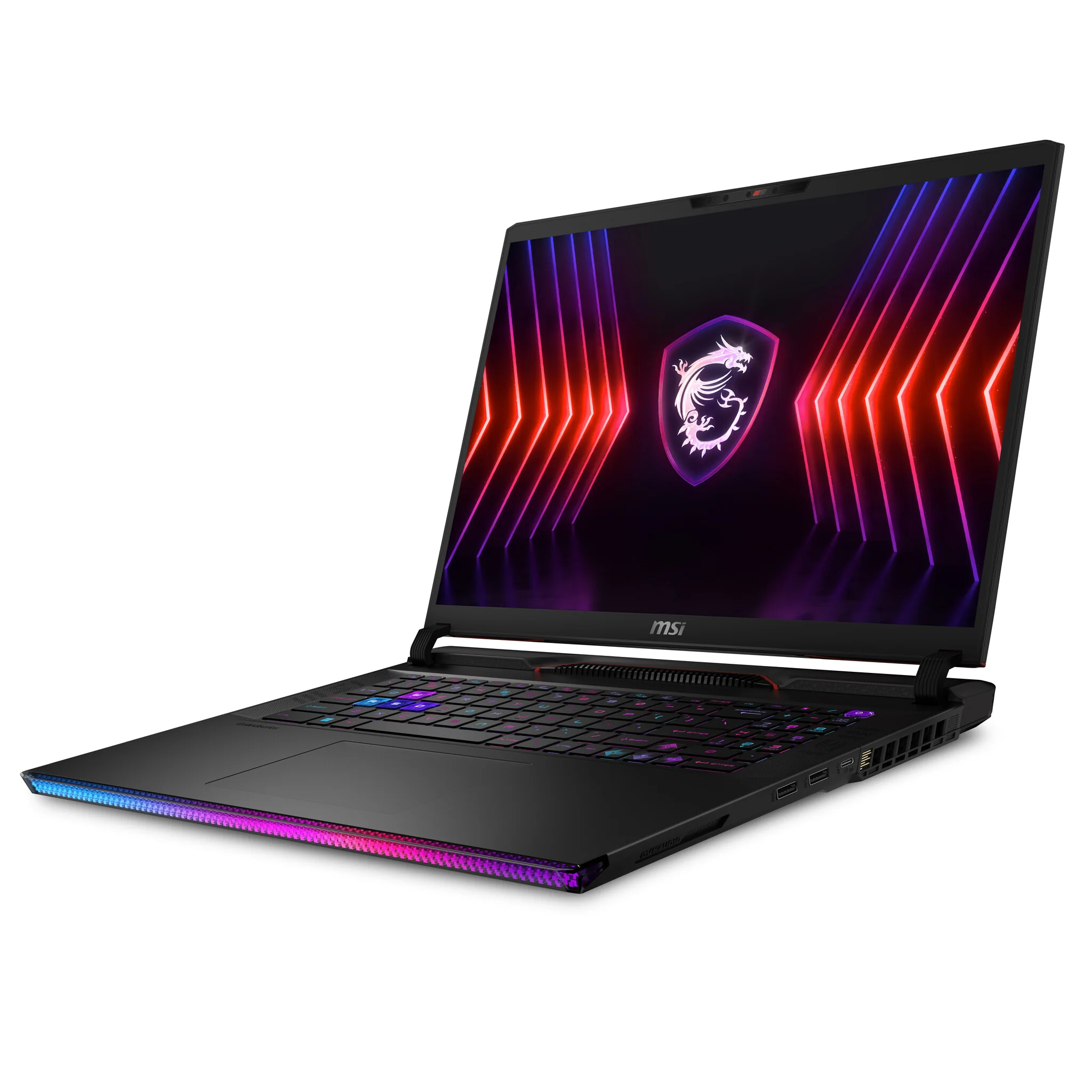 MSI Gaming Raider GE78 HX Laptop - 43.2 cm (17") - Intel® Core™ i9-14900HX - 32 GB DDR5-SDRAM - 4 TB SSD - NVIDIA GeForce RTX 4080 - Wi-Fi 7 - Windows 11 Home - Black - Image 3