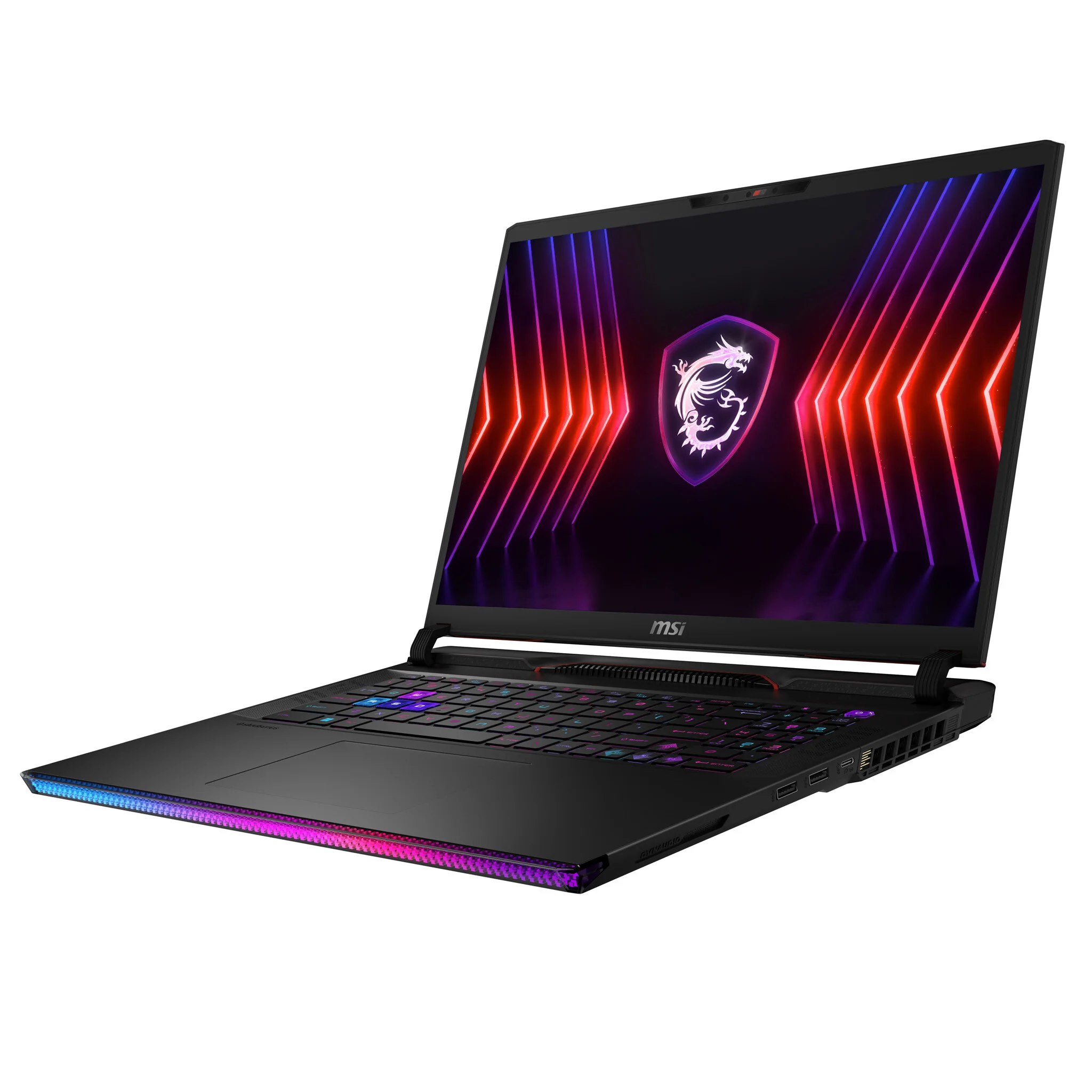 MSI Gaming Raider GE78 HX Laptop - 43.2 cm (17") - Intel® Core™ i9-14900HX - 64 GB DDR5-SDRAM - 2 TB SSD - NVIDIA GeForce RTX 4090 - Wi-Fi 7 - Windows 11 Pro - Black - Image 3