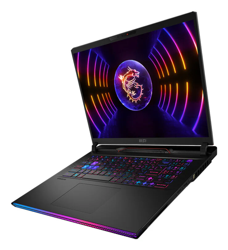 MSI Gaming RAIDER GE78HX Laptop - 43.2 cm (17") - Intel® Core™ i9-13980HX - 32 GB DDR5-SDRAM - 2 TB SSD - NVIDIA GeForce RTX 4080 - Wi-Fi 6E - Windows 11 Home - Black - Image 2