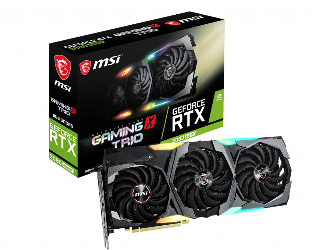 MSI GAMING X TRIO - NVIDIA 8 GB GDDR6 GeForce RTX 2080 SUPER graphics card - Image 2