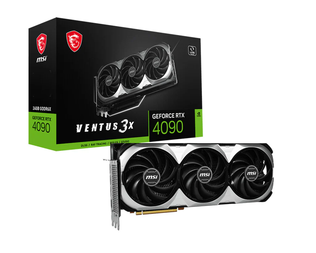 MSI VENTUS 3X - NVIDIA 24 GB GDDR6X GeForce RTX 4090 graphics card