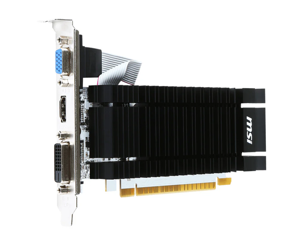 MSI Low Profile - NVIDIA 2 GB GDDR3 GeForce GT 730 graphics card - Image 3