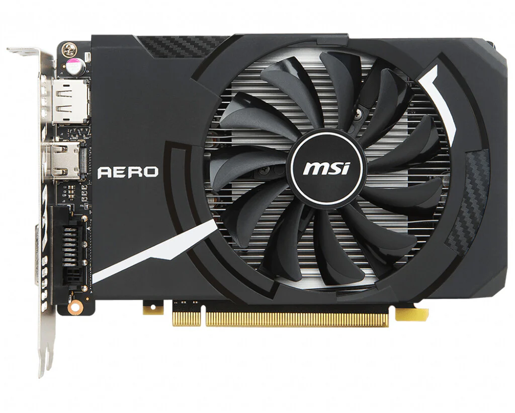 MSI AERO ITX OCV1 - NVIDIA 4 GB GDDR5 GeForce GTX 1050 Ti graphics card - Image 2