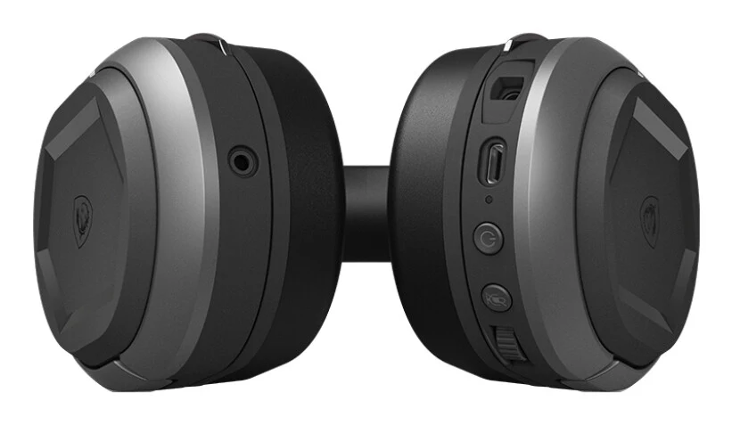 MSI Immerse GH50 Wireless - USB Wired & Wireless Gaming Headset in Black - Image 3