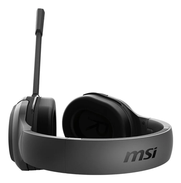 MSI Immerse GH50 Wireless - USB Wired & Wireless Gaming Headset in Black - Image 4