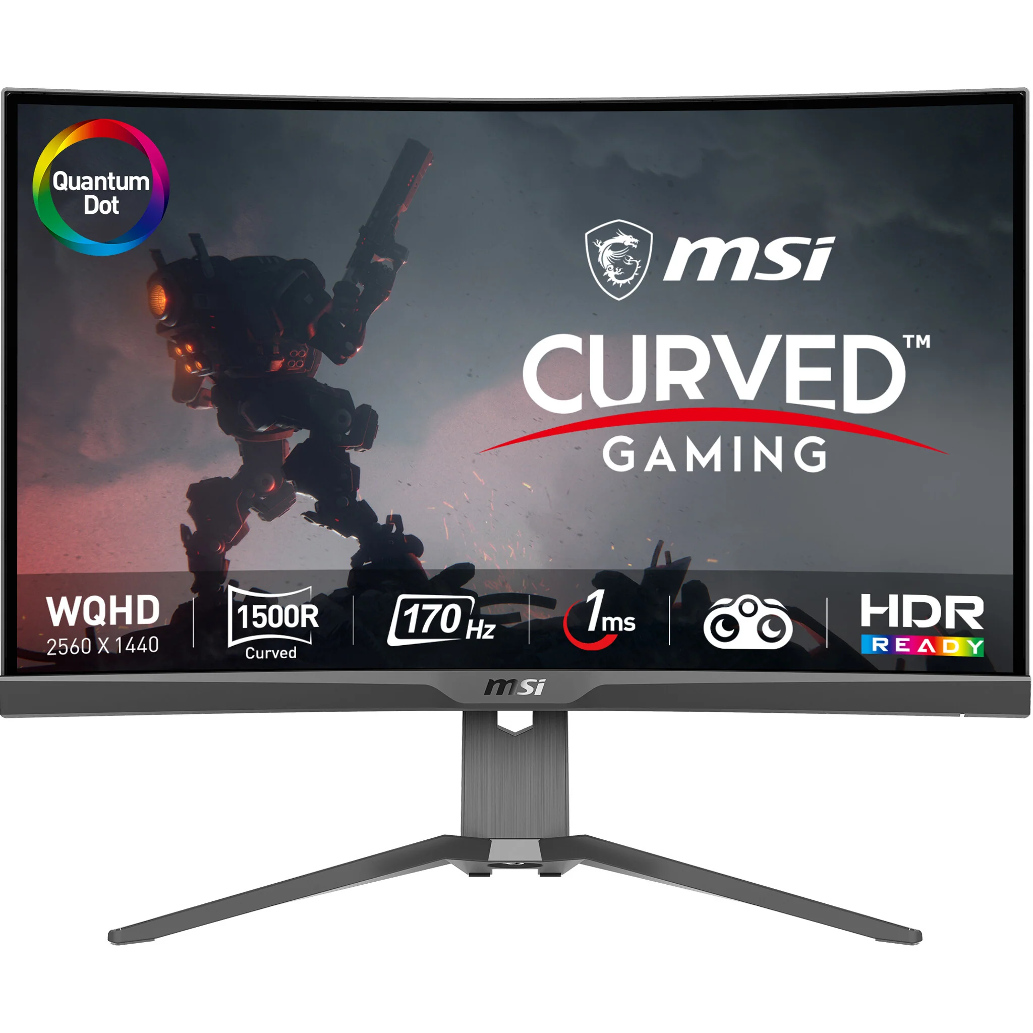 MSI MAG 275CQRF QD - 68.6 cm (27") - 2560 x 1440 pixels Wide Quad HD Monitor