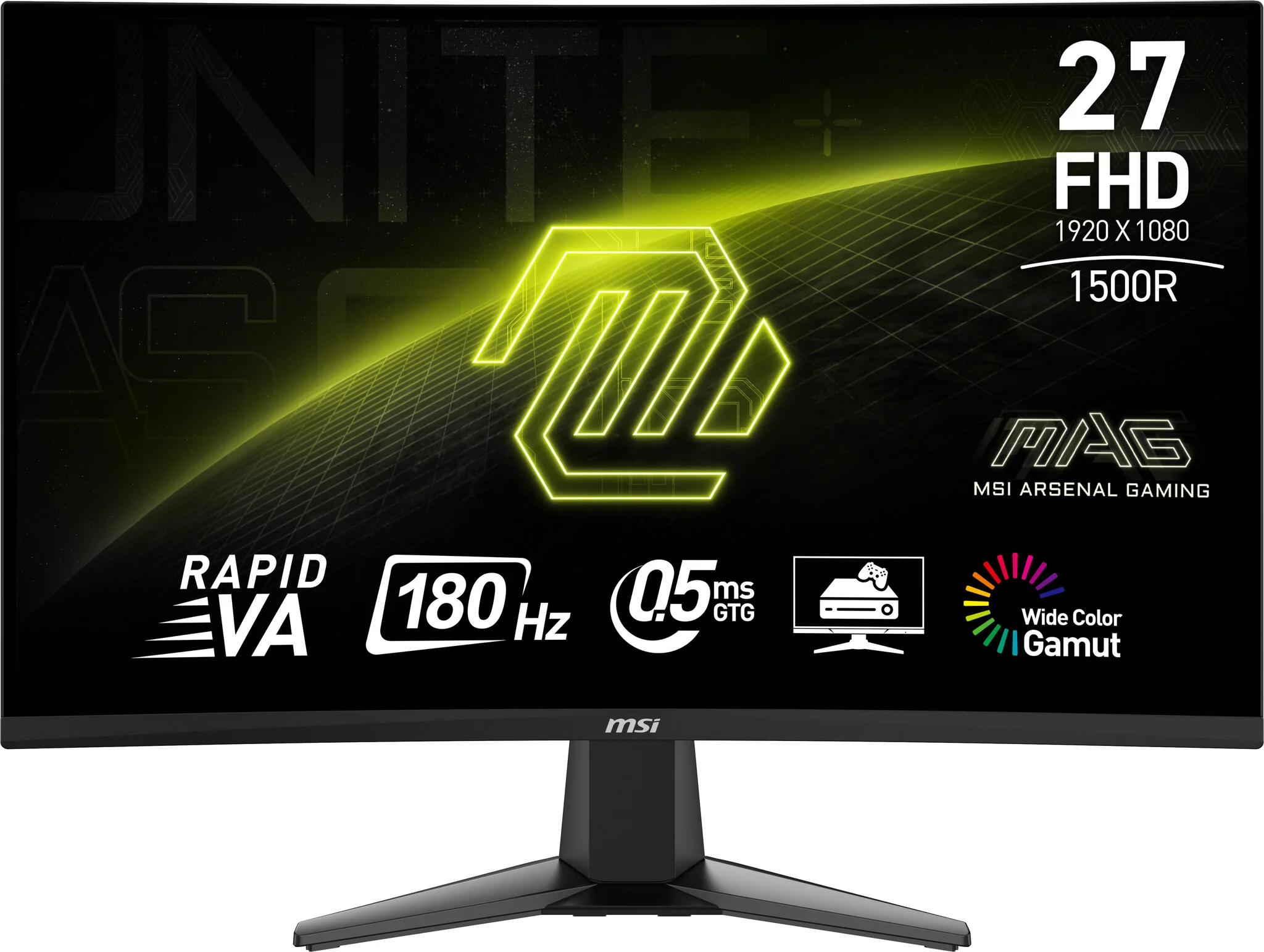 MSI MAG 27C6F - 68.6 cm (27") - 1920 x 1080 pixels FHD LCD Monitor