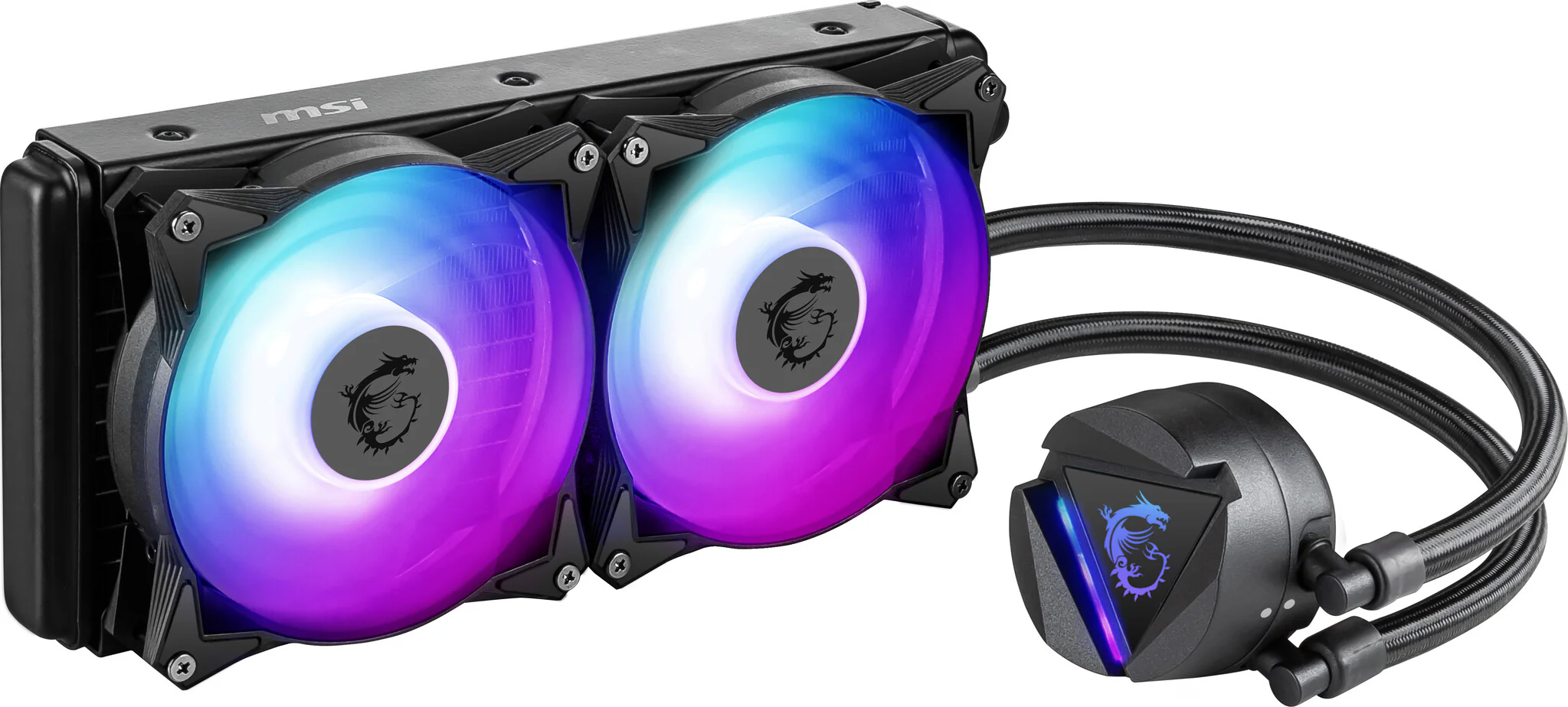 MSI MAG CORELIQUID 240R V2 - Liquid CPU Cooler in Black - Image 2