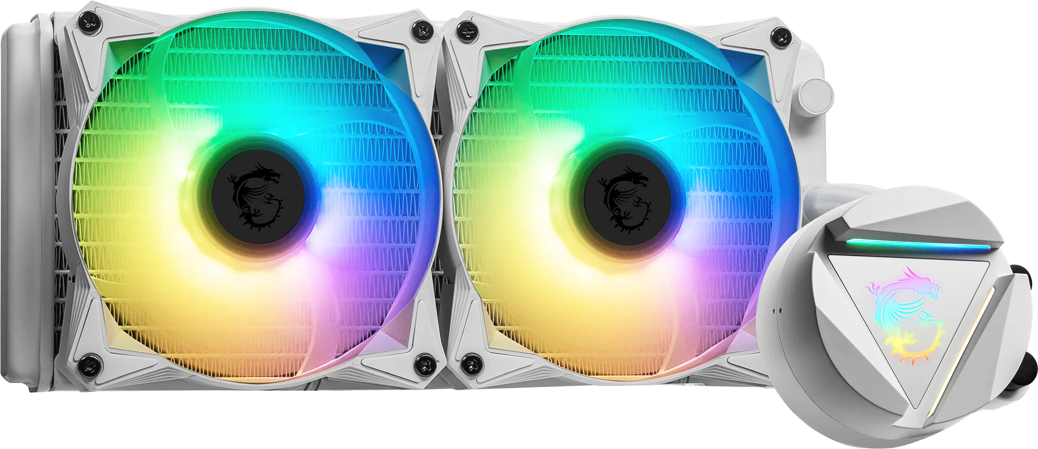 MSI MAG CORELIQUID 240R V2 - Liquid CPU Cooler in White - Image 6