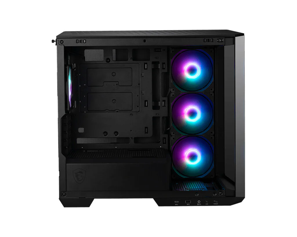 MSI MAG PANO M100R PZ - MicroATX Mid Tower Case in Black - Image 2