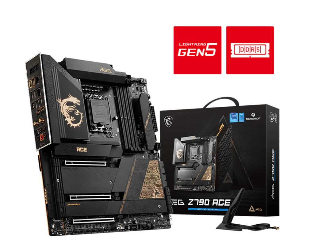 MSI MEG Z790 ACE Extended ATX motherboard - Intel Z790 LGA 1700 - Image 2