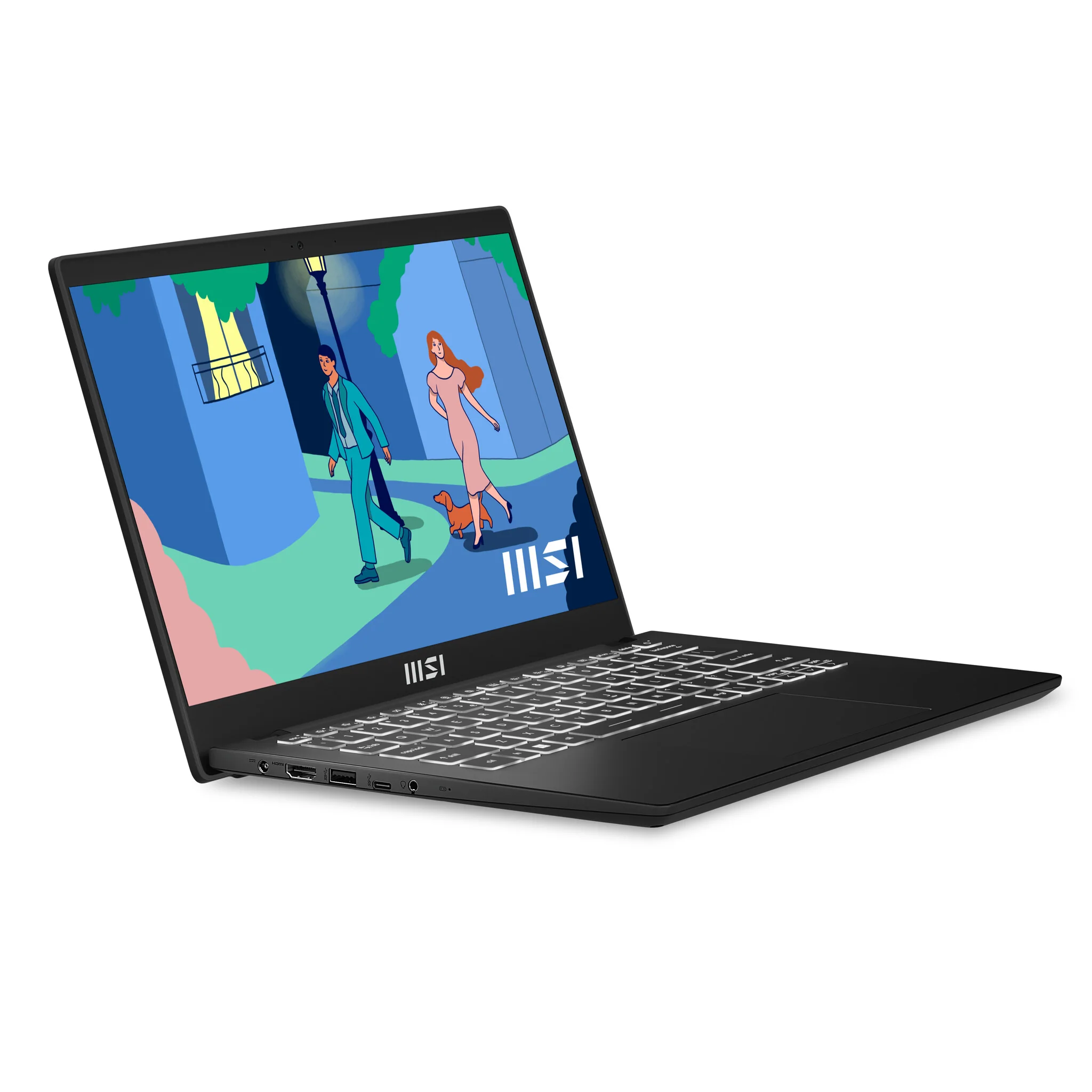 MSI Modern 14 Laptop - 35.6 cm (14") - Intel® Core™ i3-1215U - 8 GB DDR4-SDRAM - 512 GB SSD - Wi-Fi 6 - Windows 11 Home - Black - Image 19