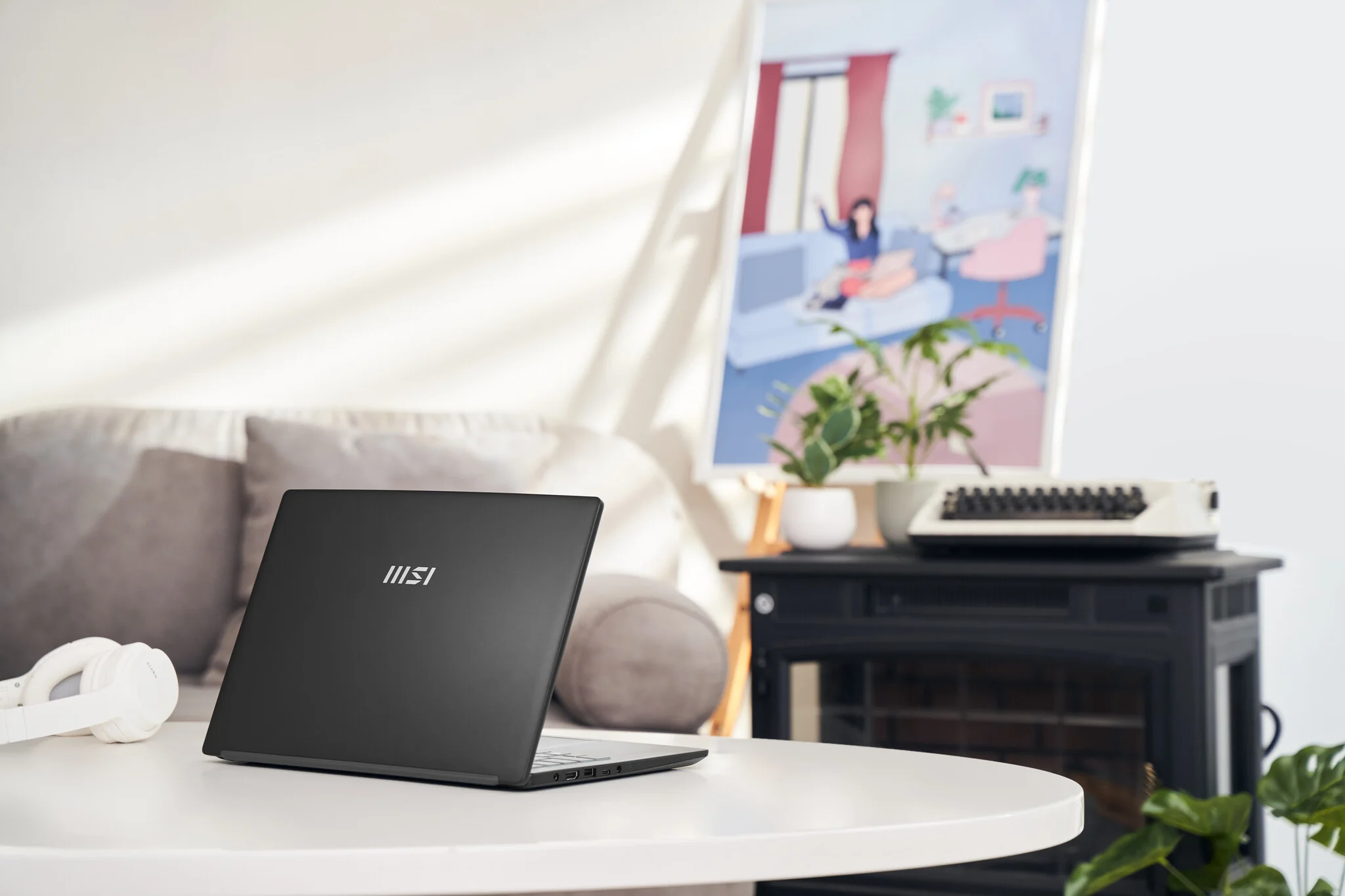 MSI Modern 14 Netbook 35.6 cm (14") - Full HD AMD Ryzen™ 5 7530U - 8 GB DDR4-SDRAM - 512 GB SSD - Wi-Fi 6E - Windows 11 Home - Black - Image 24