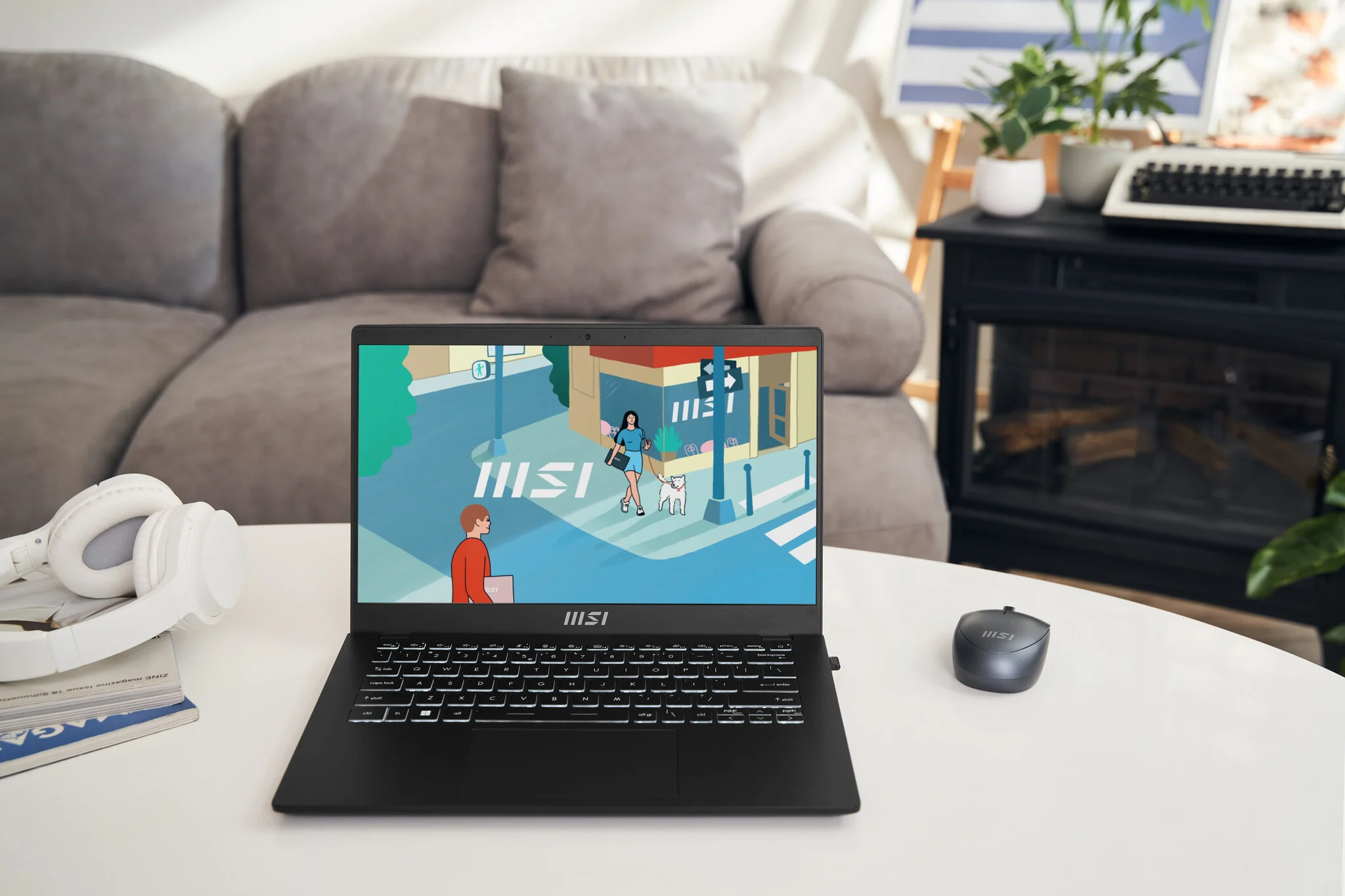 MSI Modern 14 Netbook 35.6 cm (14") - Full HD AMD Ryzen™ 5 7530U - 8 GB DDR4-SDRAM - 512 GB SSD - Wi-Fi 6E - Windows 11 Home - Black - Image 25