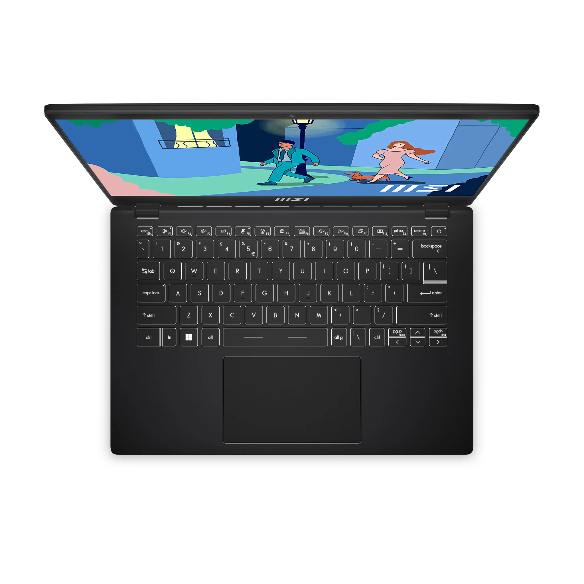 MSI Modern 14 Netbook 35.6 cm (14") - Full HD AMD Ryzen™ 5 7530U - 8 GB DDR4-SDRAM - 512 GB SSD - Wi-Fi 6E - Windows 11 Home - Black - Image 9