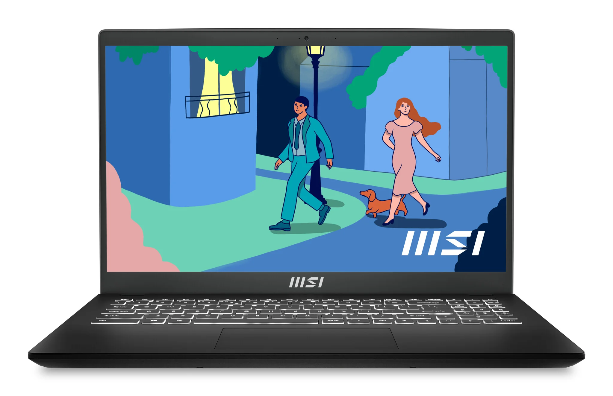 MSI Modern 15 Laptop - 39.6 cm (15.6") - Intel® Core™ i7-1255U  - 8 GB DDR4-SDRAM - 256 GB SSD - Wi-Fi 6 - Windows 11 Home - Black