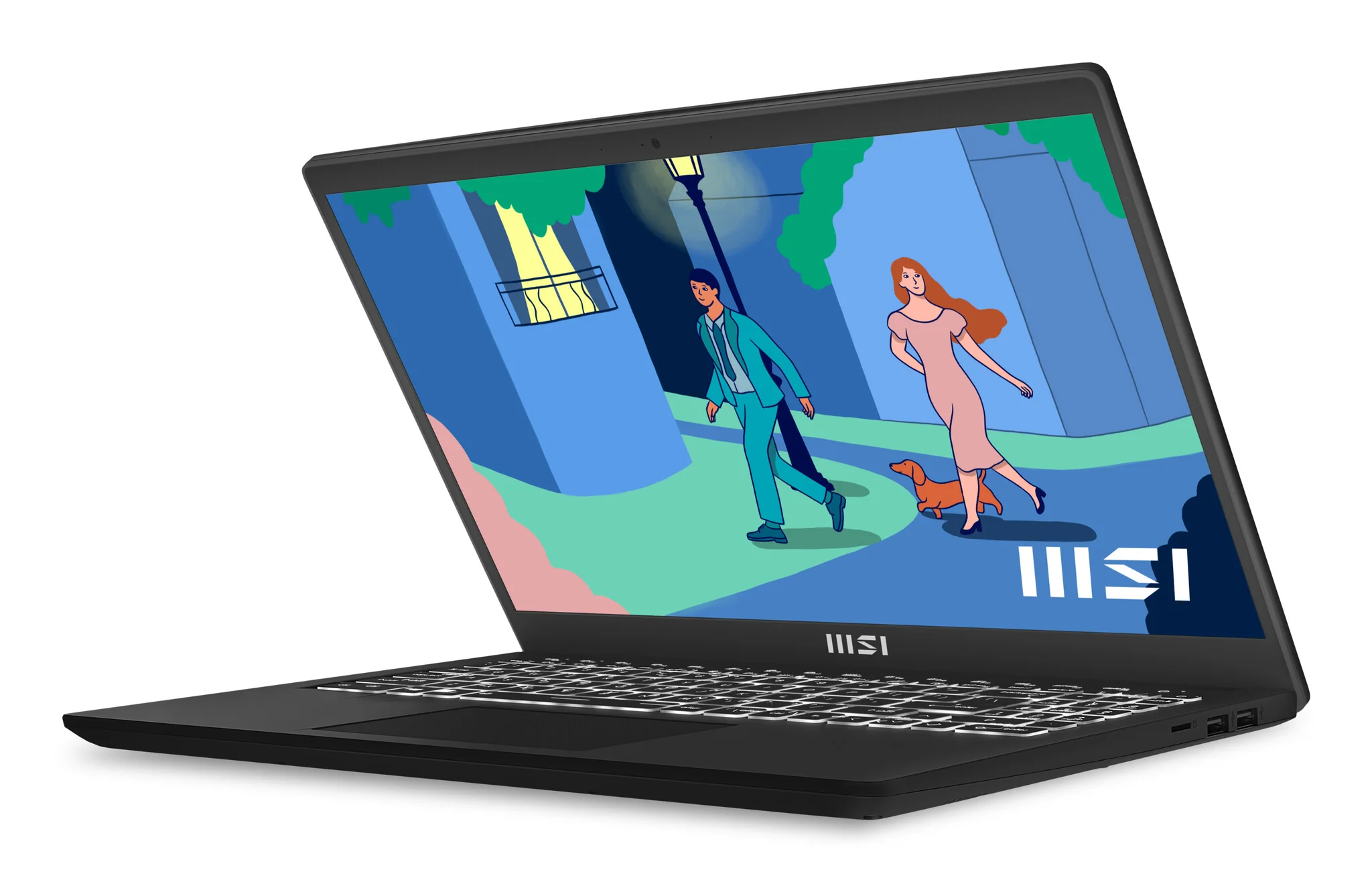 MSI Modern 15 Laptop - 39.6 cm (15.6") - Intel® Core™ i7-1255U  - 8 GB DDR4-SDRAM - 256 GB SSD - Wi-Fi 6 - Windows 11 Home - Black - Image 13