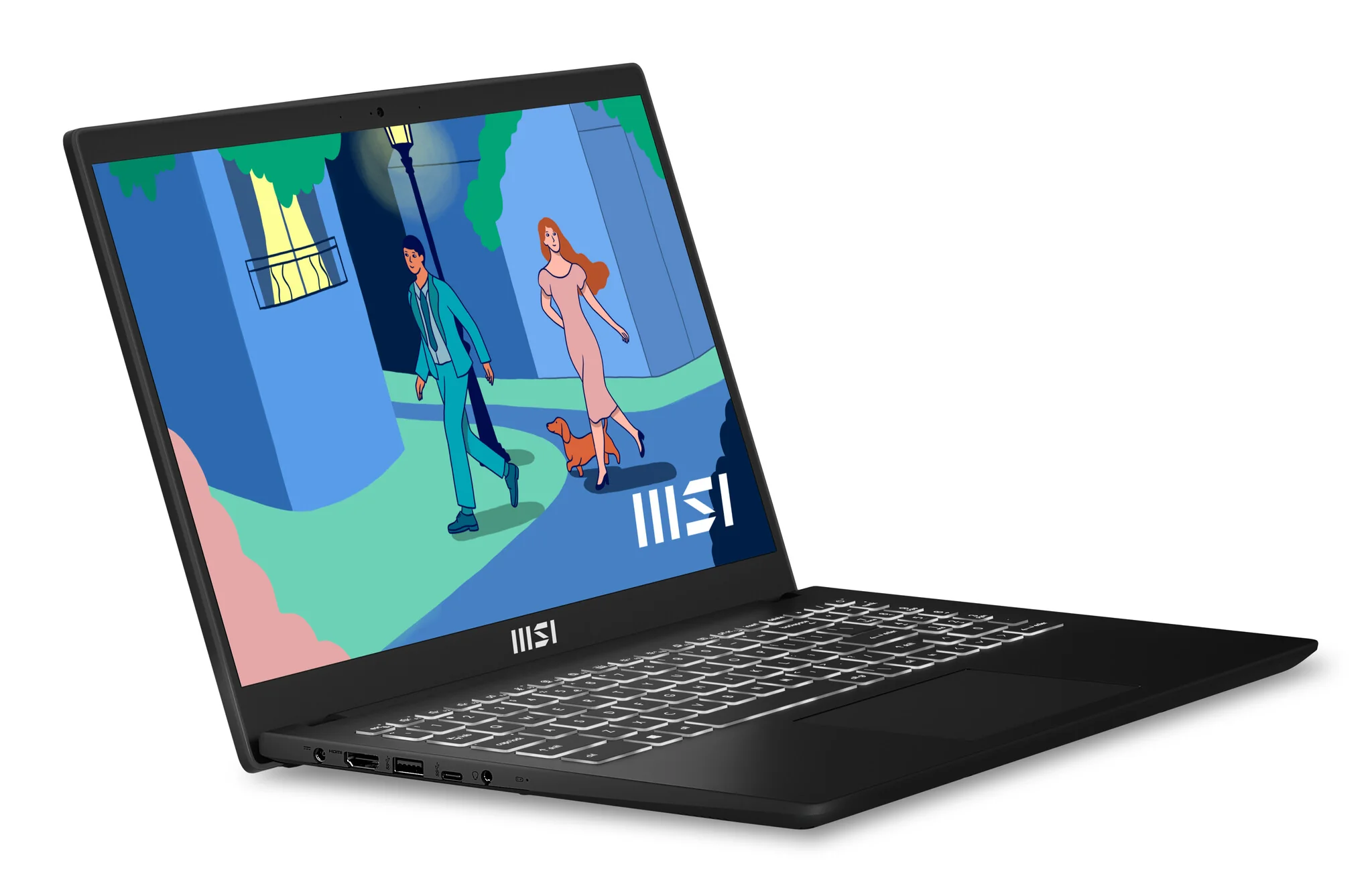 MSI Modern 15 Laptop - 39.6 cm (15.6") - Intel® Core™ i7-1255U  - 8 GB DDR4-SDRAM - 256 GB SSD - Wi-Fi 6 - Windows 11 Home - Black - Image 19