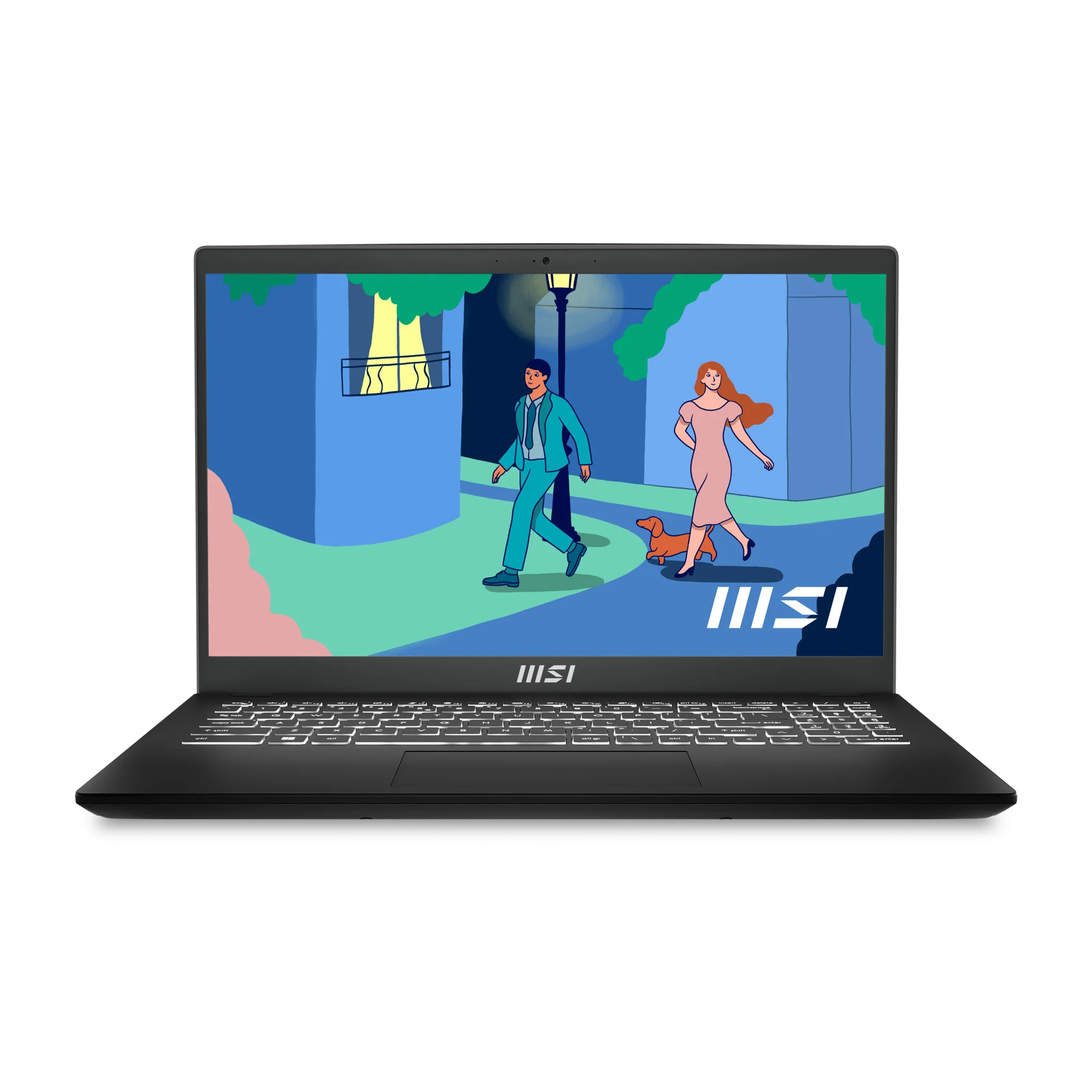 MSI Modern 15 Laptop - 39.6 cm (15.6") - AMD Ryzen™ 5 7530U - 8 GB DDR4-SDRAM - 512 GB SSD - Wi-Fi 6E - Windows 11 - Black